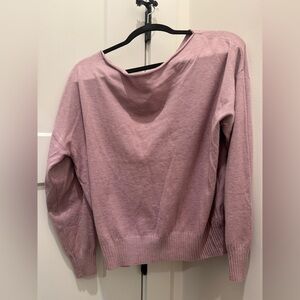 Dreamers Mauve Off-the-Shoulder Sweater